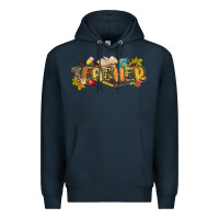 Navy fall teacher Premium Hoodie - CowGirlArtShop