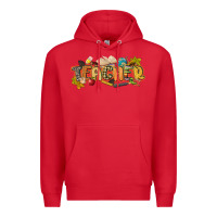 Red fall teacher Premium Hoodie - CowGirlArtShop