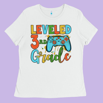Leveled 3rd Grade Ladies Tee Designed By Jahusdesignshop