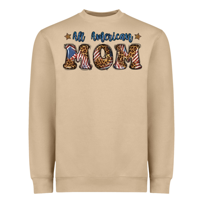 All American Mom Heavyweight Sweatshirt by BundleAndBundleShop | Teevron