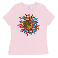 Sunflower Front Ladies Tee | Teevron