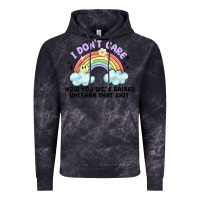 Cloud Black i dont care how you were raised Vintage Hoodie - MaliasSmallBusiness