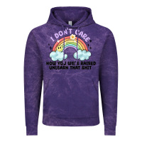 Cloud Purple i dont care how you were raised Vintage Hoodie - MaliasSmallBusiness