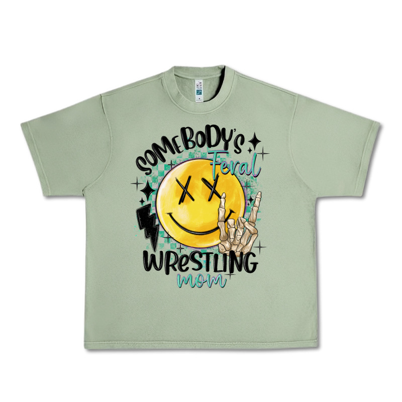 Somebody's Feral Wrestling Mom Urban Heavy Tee by MaliasSmallBusiness | Teevron