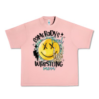 Salmon somebody's feral wrestling mom Urban Heavy Tee - MaliasSmallBusiness