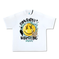 White somebody's feral wrestling mom Urban Heavy Tee - MaliasSmallBusiness