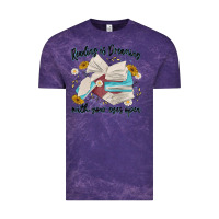 Cloud Purple reading is dreaming with your eyes open Vintage Tee - MaliasSmallBusiness