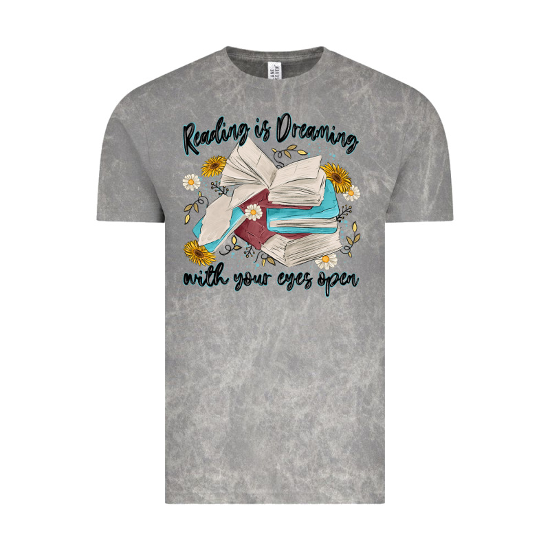 Reading Is Dreaming With Your Eyes Open Vintage Tee by MaliasSmallBusiness | Teevron