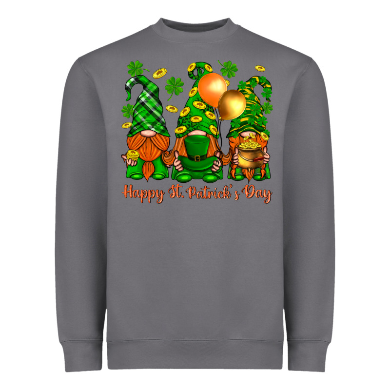 Happy St. Patricks Day With Gnomies Heavyweight Sweatshirt by BundleAndBundleShop | Teevron