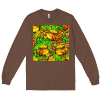 Chestnut St. Patrick's pot of gold seamless pattern Long Sleeve Tee - BundleAndBundleShop