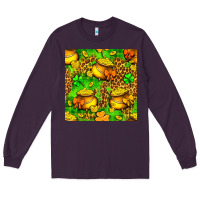 Plum St. Patrick's pot of gold seamless pattern Long Sleeve Tee - BundleAndBundleShop