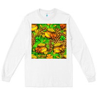 White St. Patrick's pot of gold seamless pattern Long Sleeve Tee - BundleAndBundleShop