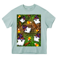 Arona Halloween ghost Heavy Core Tee - Artiststas