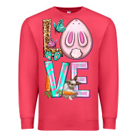 Cardinal Love Rabbit Easter Day Premium Sweatshirt - HowdyJamesFarm