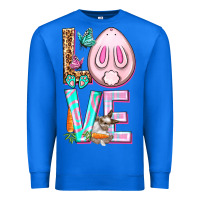 True Royal Love Rabbit Easter Day Premium Sweatshirt - HowdyJamesFarm