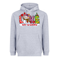 Heather Grey love christmas snowman Heavyweight Hoodie - CowGirlArtShop