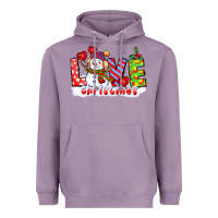 Lavender love christmas snowman Heavyweight Hoodie - CowGirlArtShop