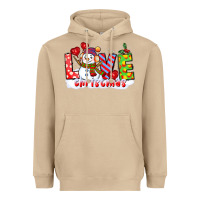 Mushroom love christmas snowman Heavyweight Hoodie - CowGirlArtShop