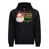 Black santa cassette Urban Hoodie - FaDigitalArtStudio