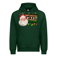 Forest Green santa cassette Urban Hoodie - FaDigitalArtStudio