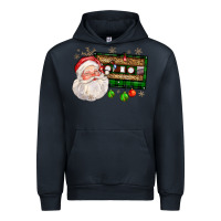 Navy santa cassette Urban Hoodie - FaDigitalArtStudio