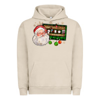 Pigment French Oak santa cassette Urban Hoodie - FaDigitalArtStudio
