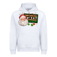 White santa cassette Urban Hoodie - FaDigitalArtStudio