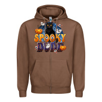 Chestnut Spooky Dude Zipper Hoodie - texasbilliewilder
