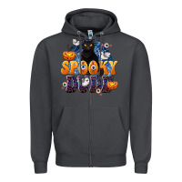 Smoke Spooky Dude Zipper Hoodie - texasbilliewilder