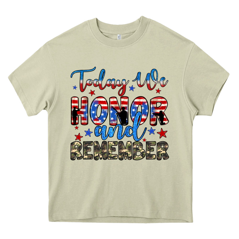 Today We Honor And Remember Heavy Core Tee by JahusDesignShop | Teevron