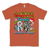 Copper Santa's Favorite RN Registered Nurse Classic Tee - CowhideDigitalArt