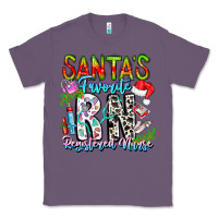 Lavender Santa's Favorite RN Registered Nurse Classic Tee - CowhideDigitalArt