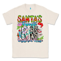 Natural Santa's Favorite RN Registered Nurse Classic Tee - CowhideDigitalArt