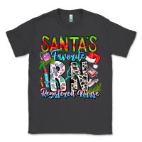 Smoke Santa's Favorite RN Registered Nurse Classic Tee - CowhideDigitalArt
