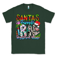 Sports Green Santa's Favorite RN Registered Nurse Classic Tee - CowhideDigitalArt