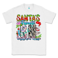 White Santa's Favorite RN Registered Nurse Classic Tee - CowhideDigitalArt