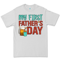 Dove Grey my first father's day Premium Tee - Artiststas