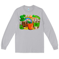 Moon Dust St. Patricks Day Coffee Cups Long Sleeve Tee - BundleAndBundleShop