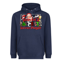 Navy santas favorite soccer player Heavyweight Hoodie - CowGirlArtShop