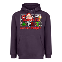 Plum santas favorite soccer player Heavyweight Hoodie - CowGirlArtShop