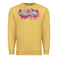 Antique Gold Cancer survivor Cancer Awareness Premium Sweatshirt - HowdyJamesFarm