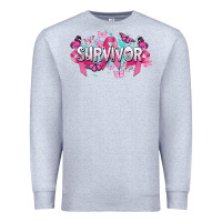 Heather Grey Cancer survivor Cancer Awareness Premium Sweatshirt - HowdyJamesFarm