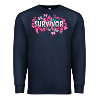 Navy Cancer survivor Cancer Awareness Premium Sweatshirt - HowdyJamesFarm
