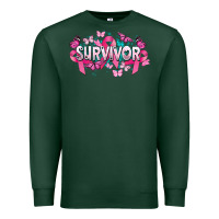 Sports Green Cancer survivor Cancer Awareness Premium Sweatshirt - HowdyJamesFarm