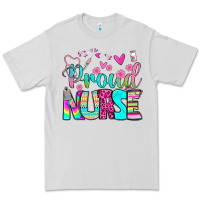 Dove Grey proud nurse Premium Tee - BundleAndBundleShop
