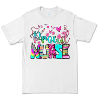 White proud nurse Premium Tee - BundleAndBundleShop