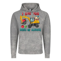 Cloud Rock i dig 100 days of school excavator Vintage Hoodie - MaliasSmallBusiness