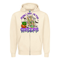 Sandshell people give me the creeps Zipper Hoodie - NancyCooperArtShop