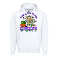 White people give me the creeps Zipper Hoodie - NancyCooperArtShop