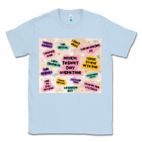 Dusty Blue physical therapist daily affirmations Classic Tee - MaliasSmallBusiness